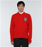 Gucci - Embroidered wool polo sweater