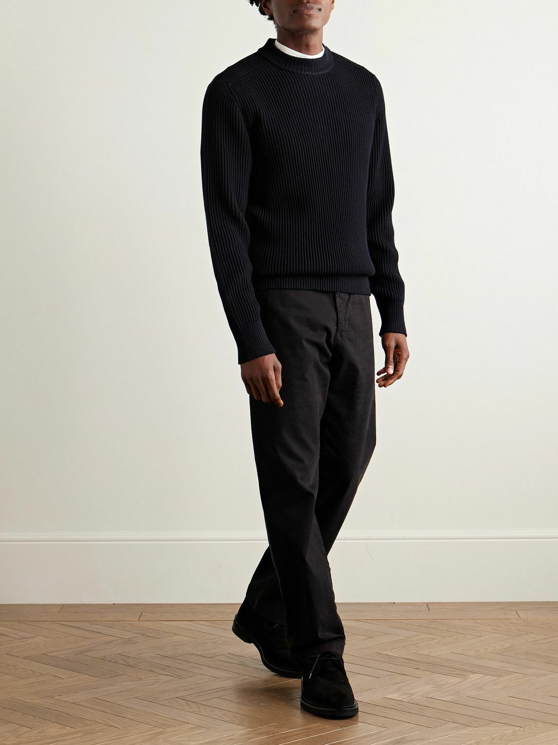 S.N.S. Herning - Fender Virgin Wool Sweater - Blue