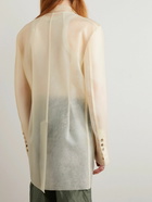 Rick Owens - Lido Transparent Leather Blazer - Neutrals