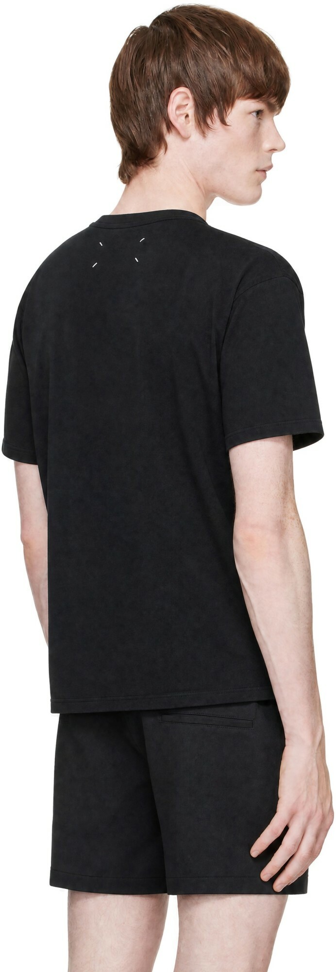 Maison Margiela Black Tapestry Patch T-shirt