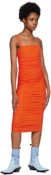 Simon Miller Orange Jota Midi Dress