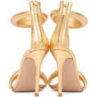 Gianvito Rossi Gold Bijoux Heeled Sandals