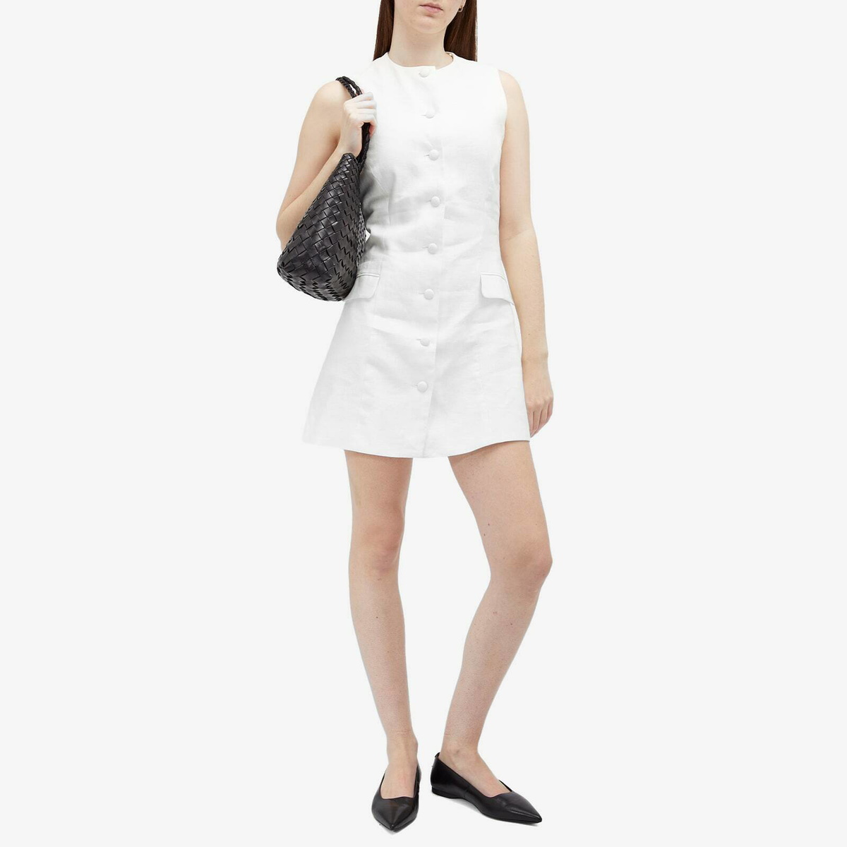 chinese dress ladies Kelly Mini Dress White