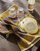 Ferm Living Hale Tea Towel Brown/Yellow - Mens - Bathing/Home Deco