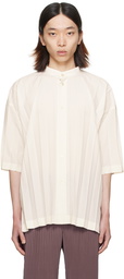 HOMME PLISSÉ ISSEY MIYAKE Off-White Edge Shirt