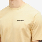 Patagonia Men's P-6 Logo Responsibili-T-Shirt in Beeswax Tan