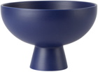 KANZ Clear & Blue Poppy Vase