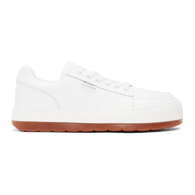 Photo: Sunnei White Leather Dreamy Sneakers