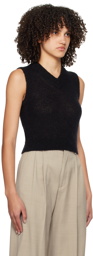 Filippa K Black Cropped Vest