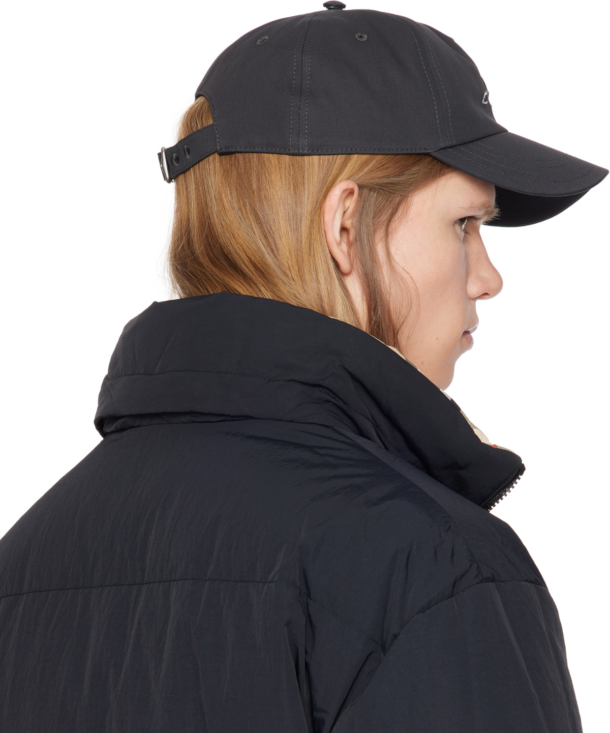 Burberry Gray EKD Cotton Baseball Cap