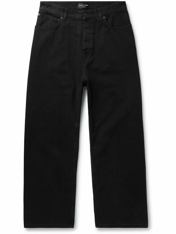 Photo: Balenciaga - Wide-Leg Jeans - Black