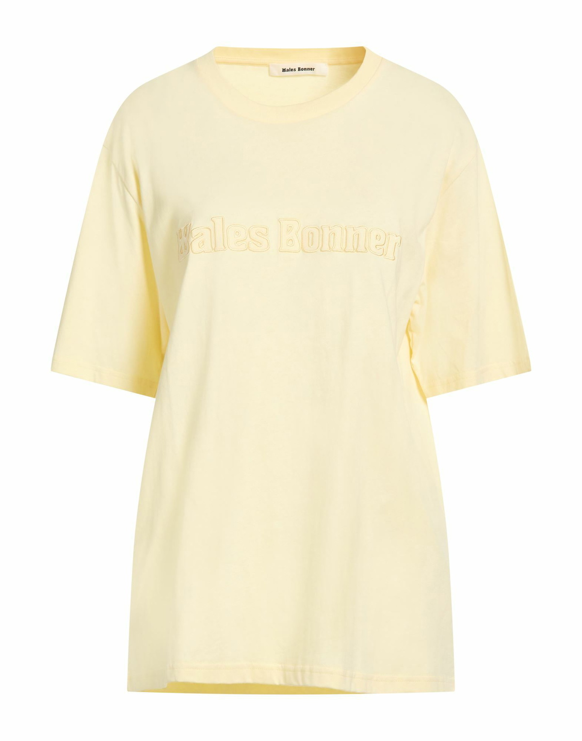 Róhe Womens T-shirt Pastel in Yellow
