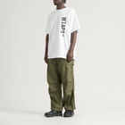 WTAPS Men's Sign Short Sleeve T-Shirt in White