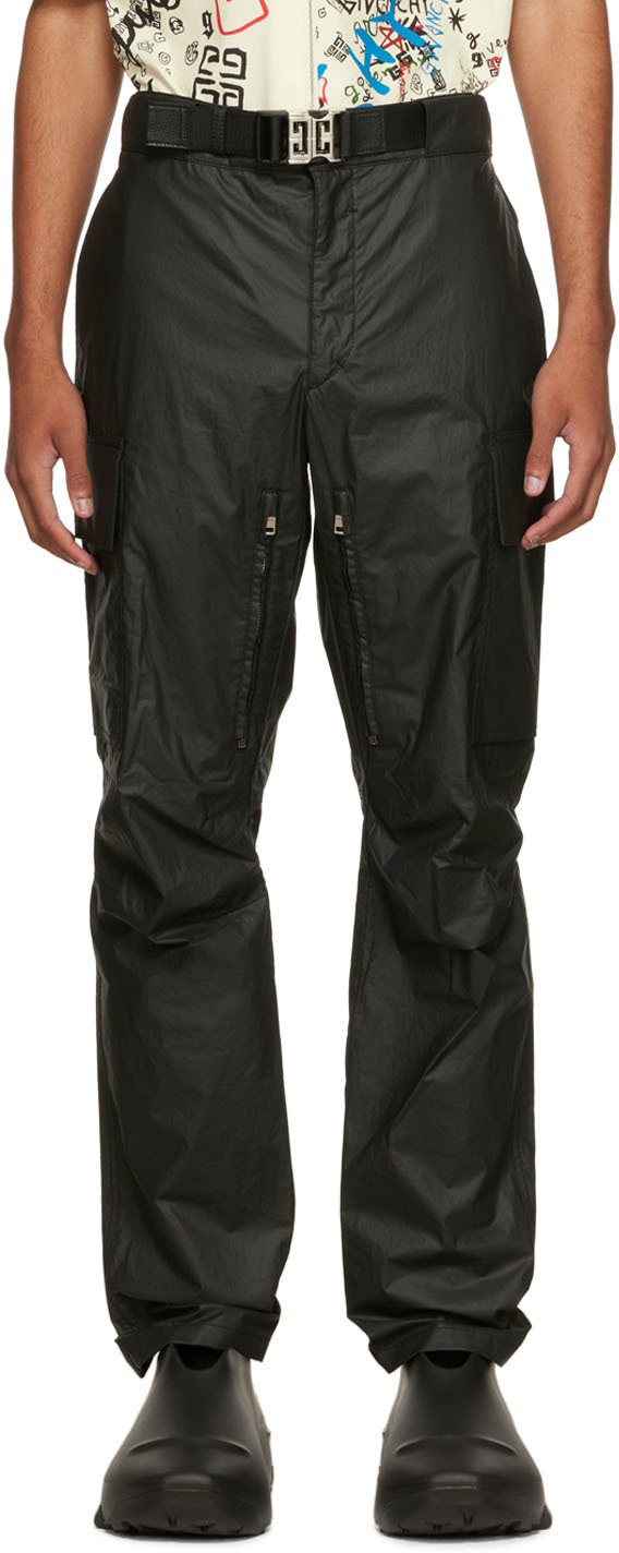 Givenchy Black 4G Cargo Pants Givenchy