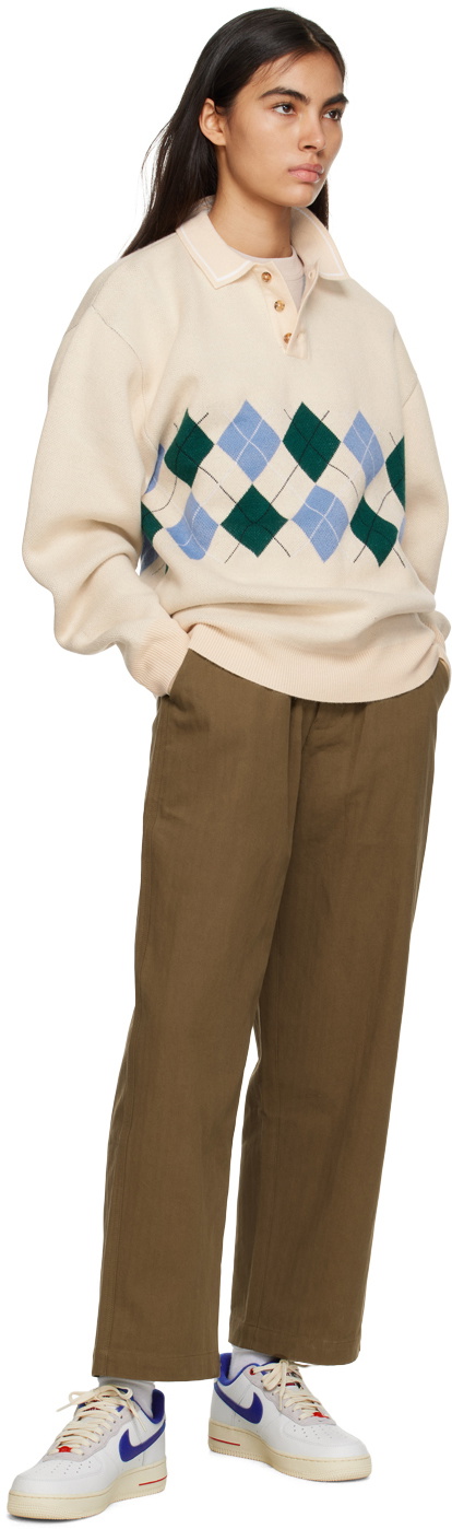 Butter Goods Brown Wide Leg Trousers