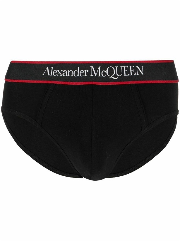 Photo: ALEXANDER MCQUEEN - Logo Cotton Briefs