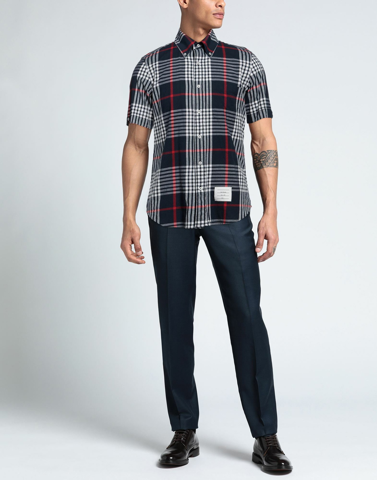 Thom Browne Mens Shirt Midnight in Blue