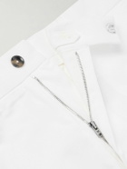 TOM FORD - Tapered Cotton-Blend Twill Chinos - White