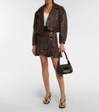 Veronica Beard Marea leather jacket