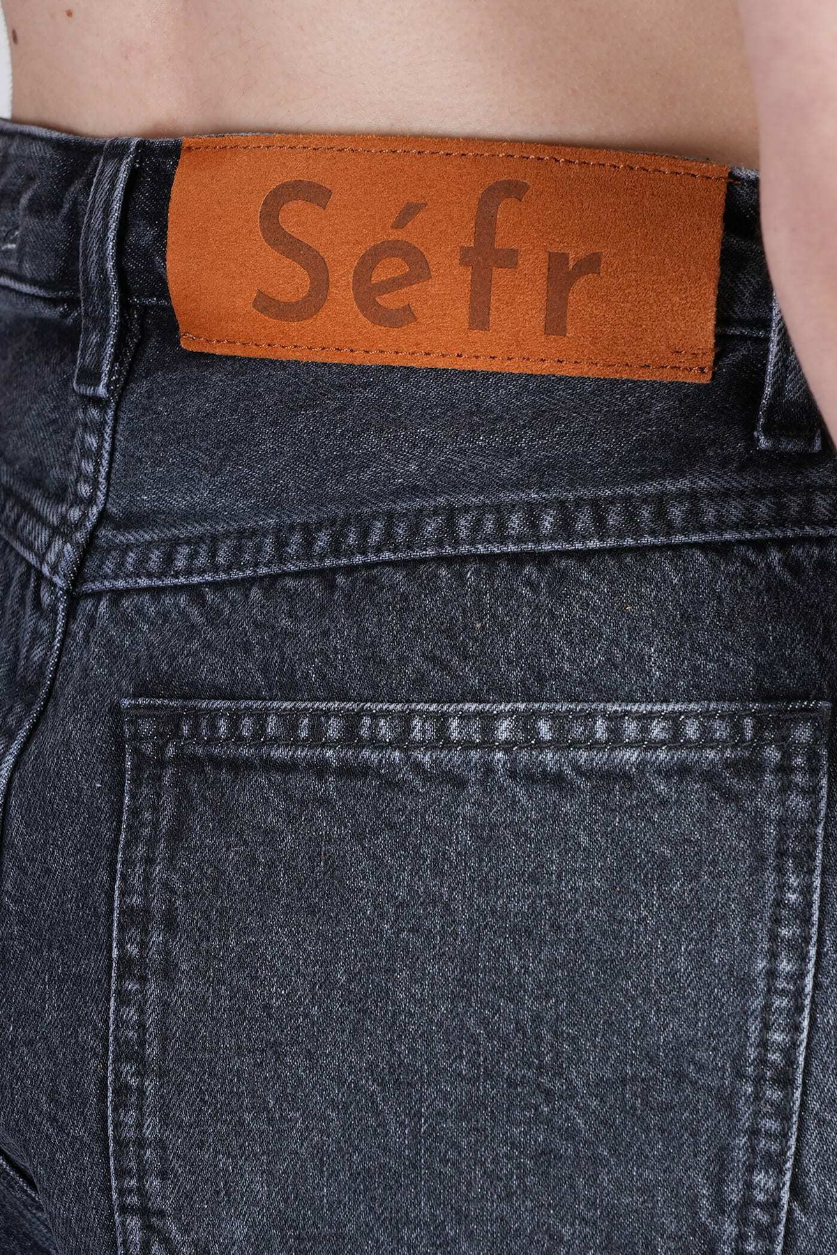 Séfr Thea Shorts In Black Cotton
