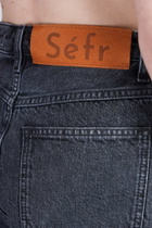 Séfr Thea Shorts In Black Cotton