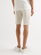 Thom Sweeney - Straight-Leg Stretch-Cotton Shorts - Neutrals