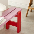 END. x HAY Weekday Bench in Rose/Red