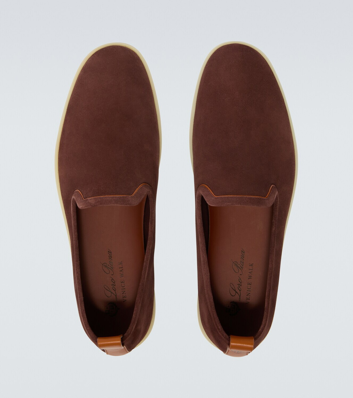 Loro Piana Venice Walk suede slip-on shoes