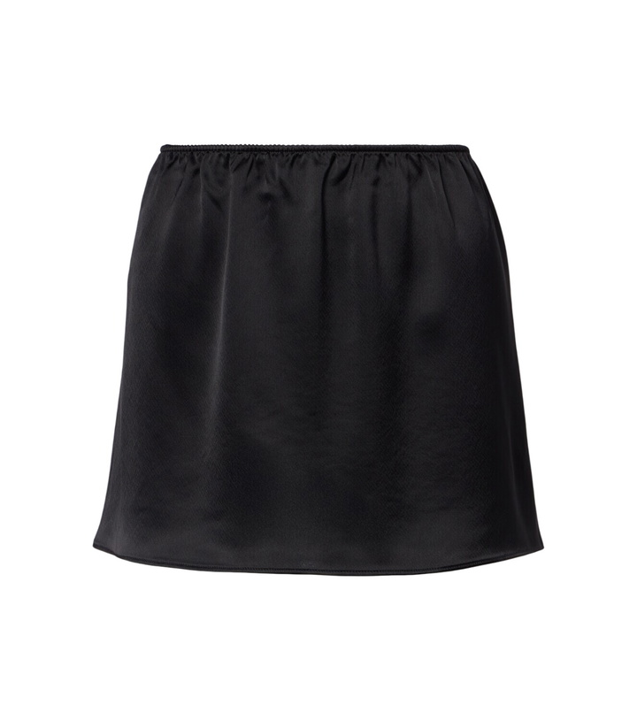Photo: Leset Barb satin miniskirt