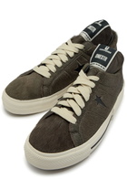 Rick Owens X Converse Dkshdw Calf-hair Sneakers Grey