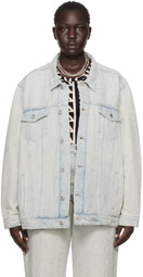 Marc Jacobs Blue 'The Monogram' Denim Jacket