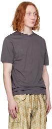 Dries Van Noten Gray Crewneck T-Shirt