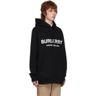 Burberry Black Lexstone Logo Hoodie