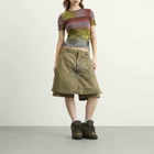 Paolina Russo Women's Denim Skort in Sand