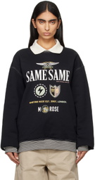 Martine Rose Black Polo Neck Sweatshirt