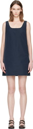 A.P.C. Navy Jamina Minidress