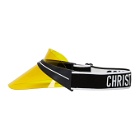 Dior Homme Black and Yellow DiorClub1 Visor