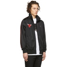 Marcelo Burlon County of Milan Black NBA Edition Chicago Bulls Zip-Up Jacket