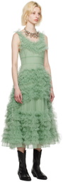 Molly Goddard Green Mertyl Minidress