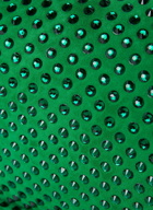 JW Anderson - Embellished Bumper Shoulder Bag in Green