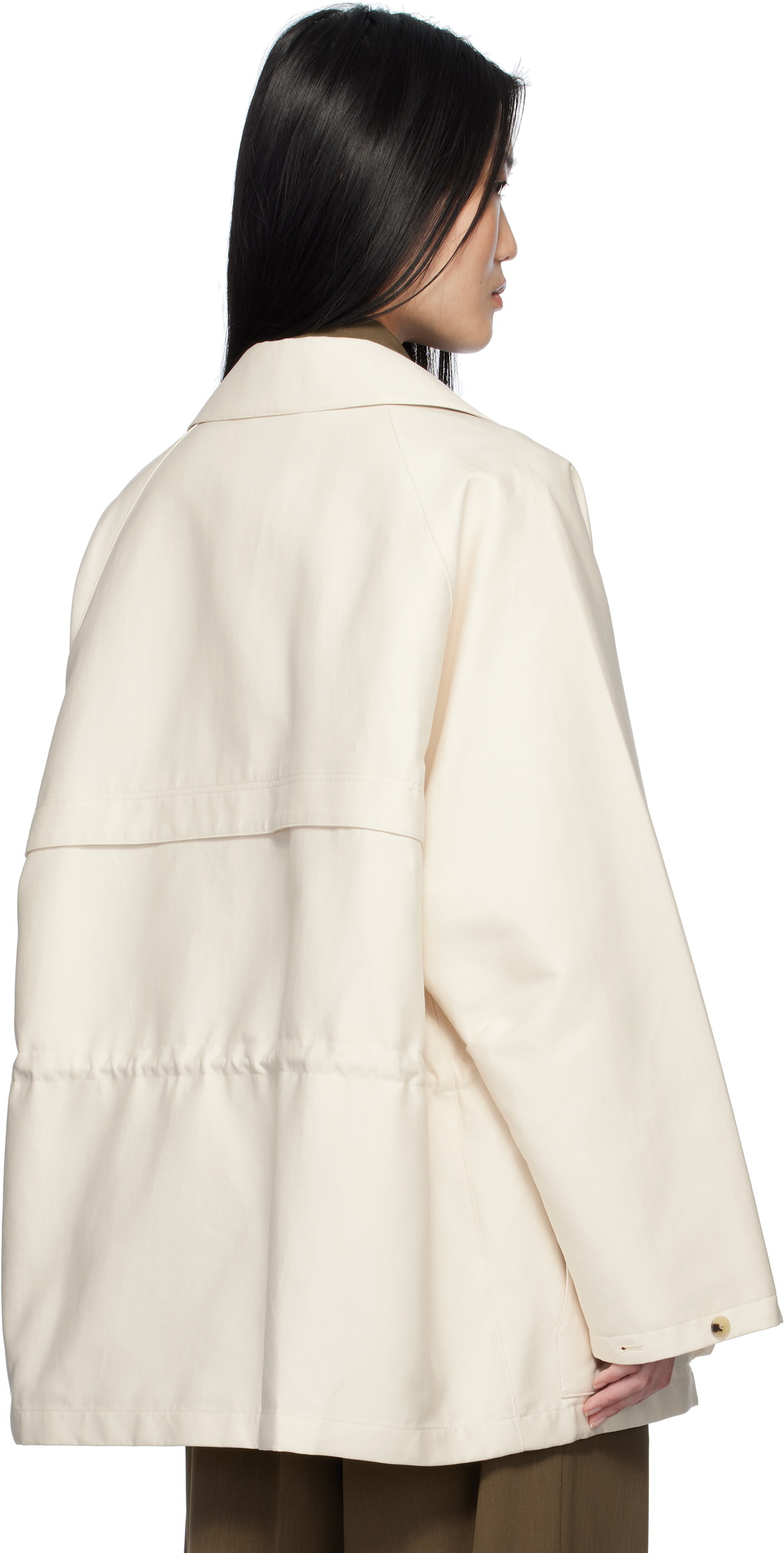 LE17SEPTEMBRE Off-White Cotton Traveller Jacket