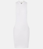 Versace Cotton-blend jersey minidress