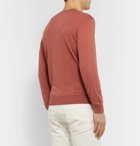 Caruso - Slim-Fit Wool Sweater - Pink