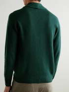 John Smedley - Rockford Shawl-Collar Recycled-Cashmere and Merino Wool-Blend Cardigan - Green