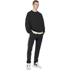 Essentials Black Fleece Sweatshirt