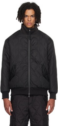 TAION Black Zip Reversible Down Jacket