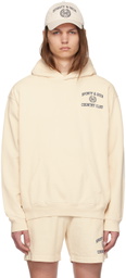 Sporty & Rich Off-White Varsity Crest Hoodie