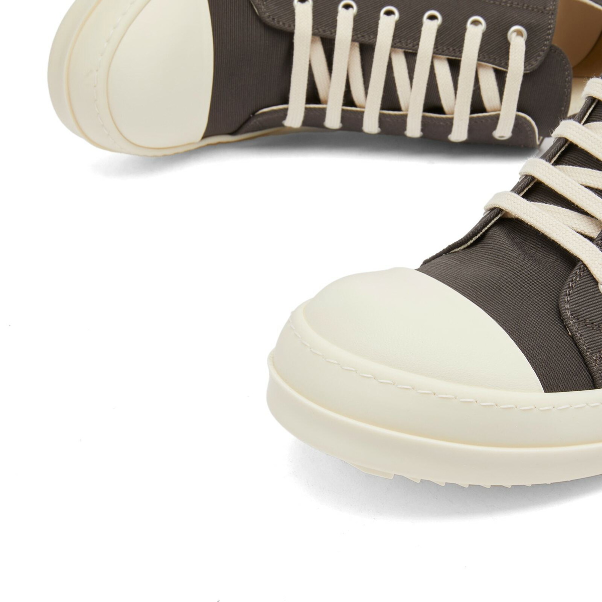 Rick Owens DRKSHDW Men's Low Sneaks Sneakers in Dark Dust