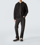 Givenchy Logo cotton fleece zip-up hoodie