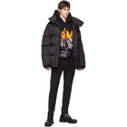 Dsquared2 Black Padded Mountain Ski Bum Bag